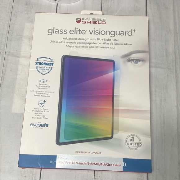 ZAGG Other - Glass Elite VisionGuard+ Screen Protector for iPad Pro 12.9 inch